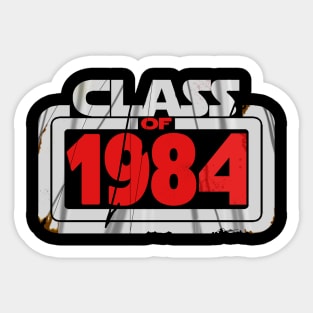 Class Of 1984 Sticker